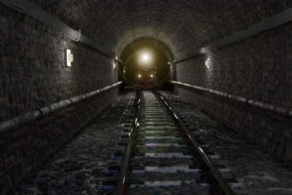 W tunelu dworca